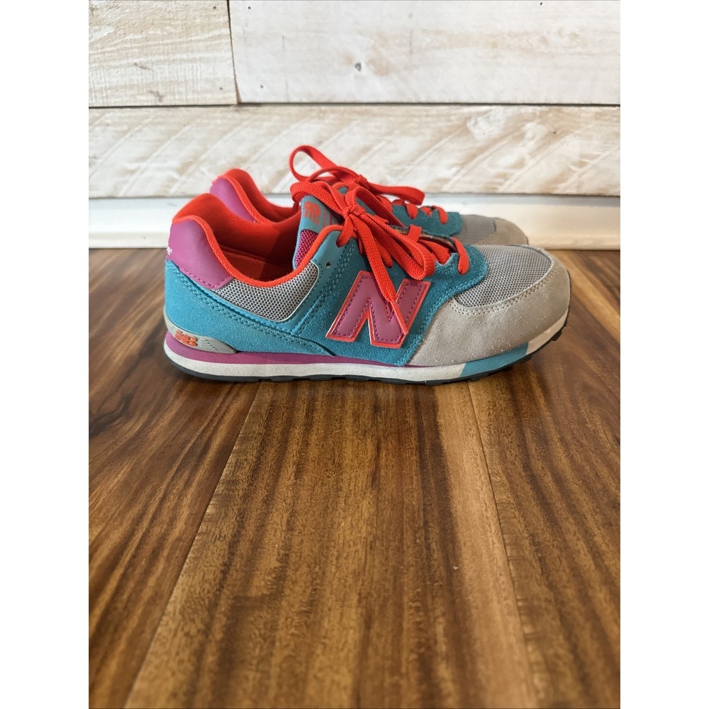 New Balance 574 Big Kid's Size 6.5 Multicolored Shoes Fast Shipping